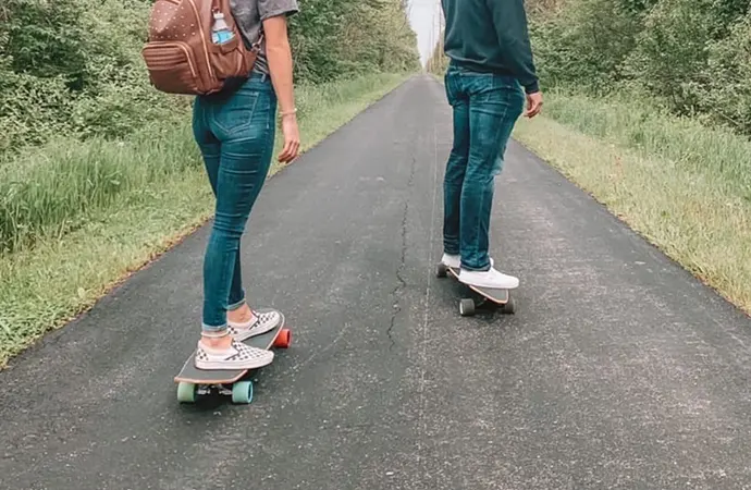 Longboards are exceptionally good at cruising