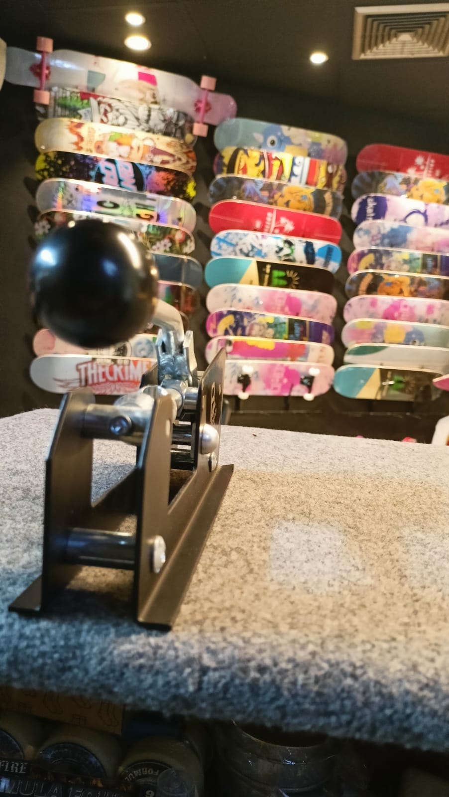 Some skate shops use special tools to remove the bearings from the wheel. They use a skateboard bearing puller or skateboard bearing presser to ensure that the bearing will be taken off safely. 