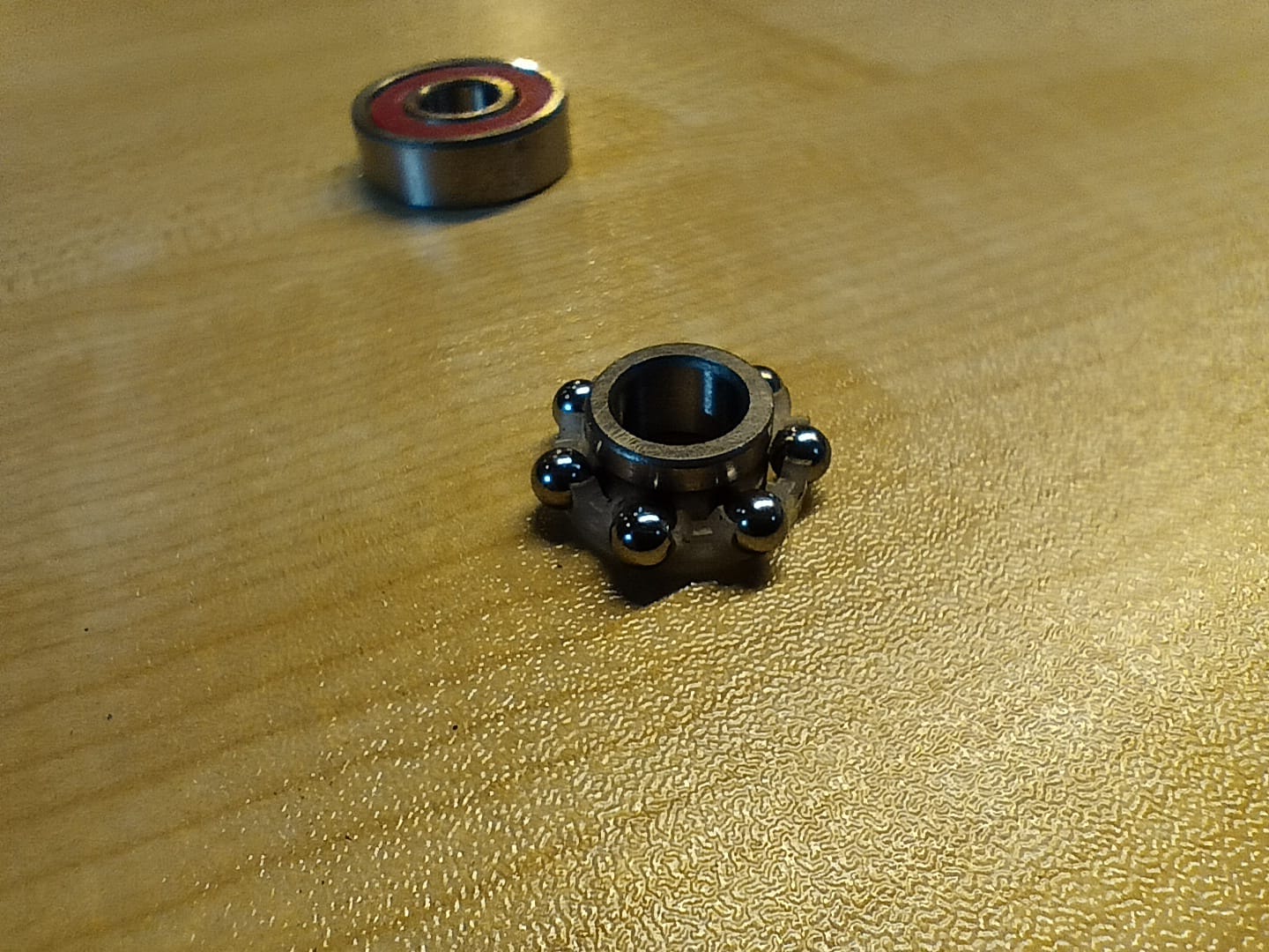 Most of the bearings are ball bearings.
