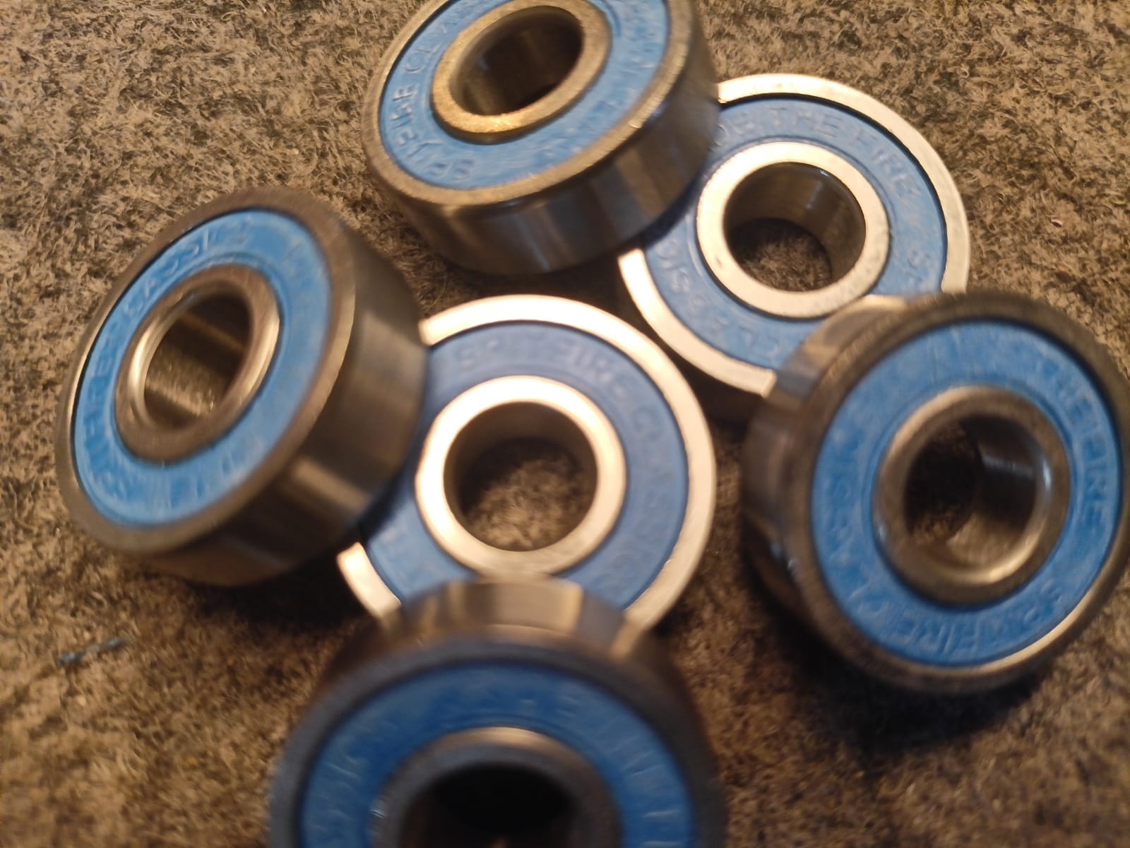 Bearings are available in various sizes, materials, and quality levels.